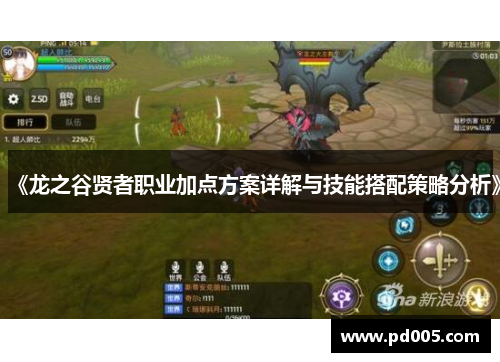 《龙之谷贤者职业加点方案详解与技能搭配策略分析》